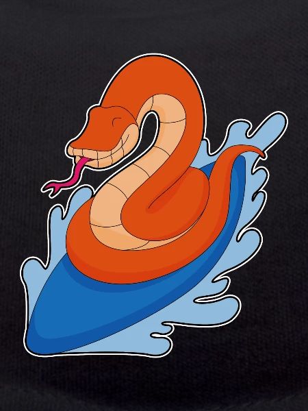Snake Surfing Surfboard Summer