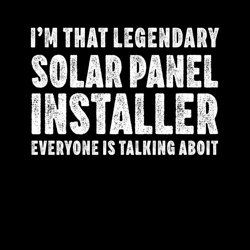 Solar Panel Installer Technician Men Renewable