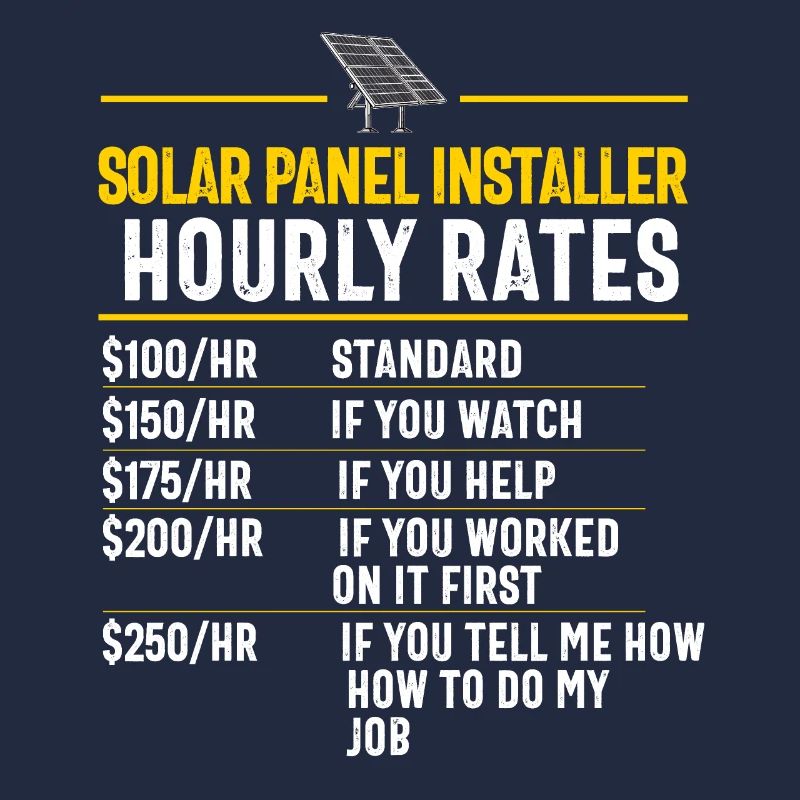 Solar Panel Installer Technician Men Renewable