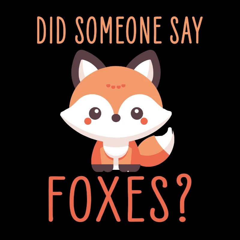 Charming Kawaii Fox Design for Wildlife