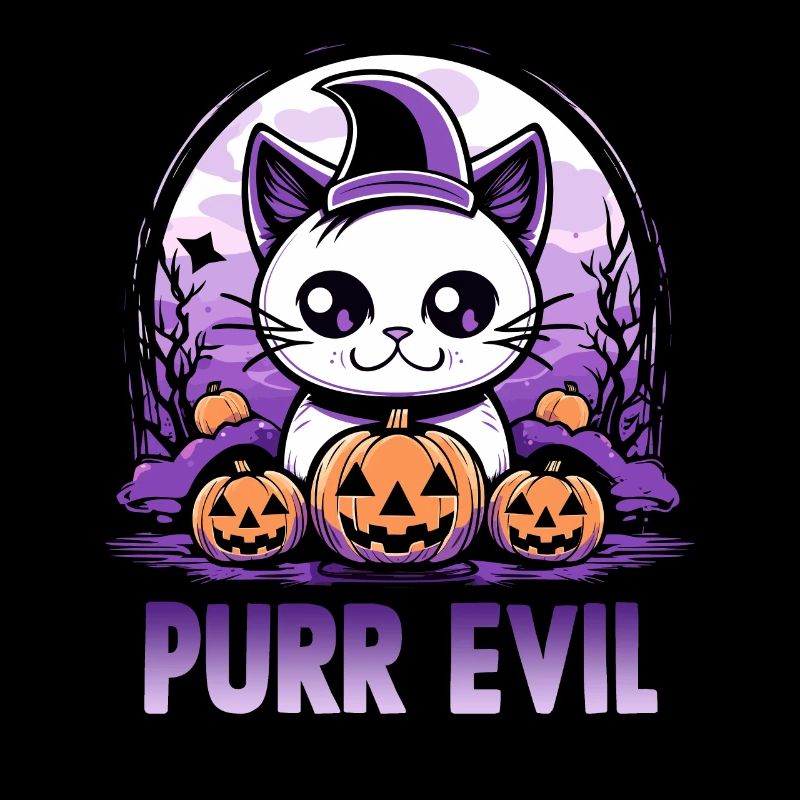 Halloween Deko Chibi Katzen Halloween Geschenk