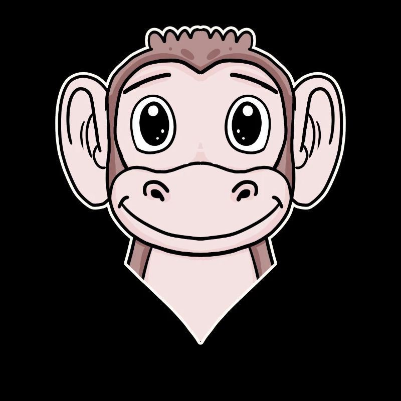 Tierkopf Tier Kopf Affe