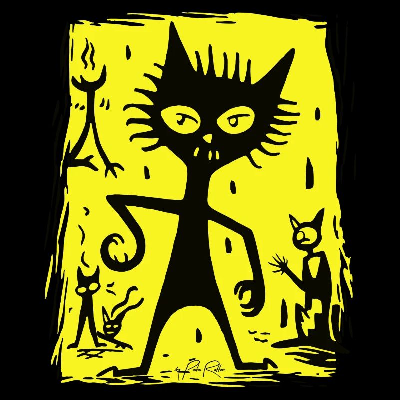 Chat démoniaque de l’enfer
