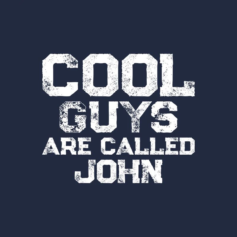 Les mecs cool s’appellent John