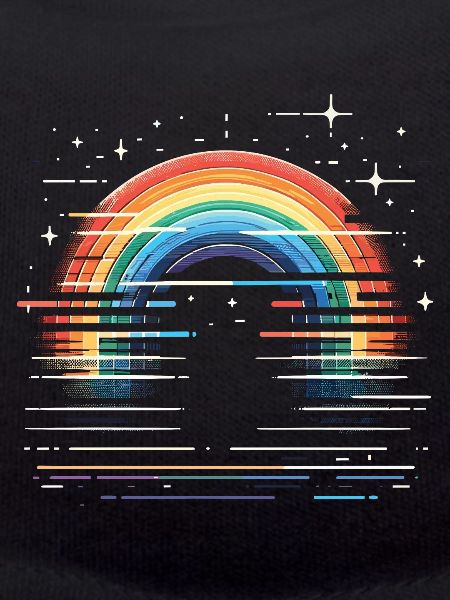 Rainbow Star Glitter