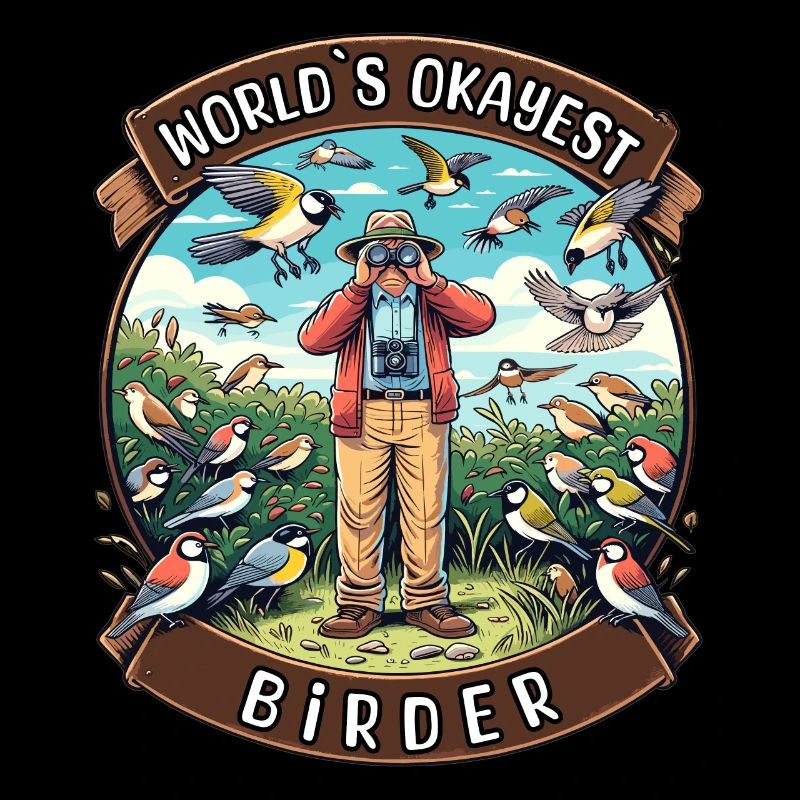 Weltbester Okayer Birder Vogelbeobachtung