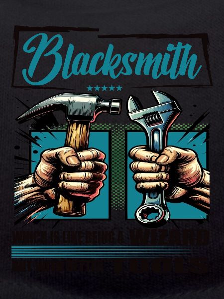 Blacksmith Beruf Spruch Arbeiter