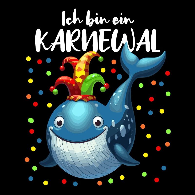 Karneval Wal lustig Konfetti Alaaf Rosenmontag