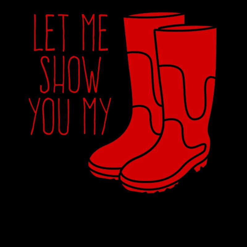 Red Boots Rubber Boots