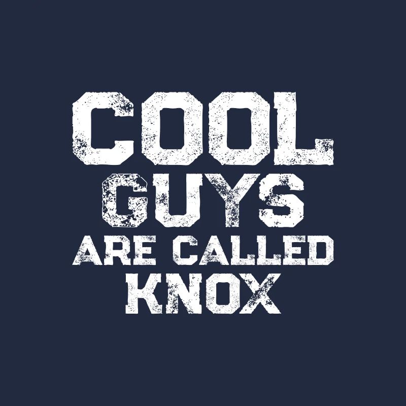 Les gars cool s’appellent Knox