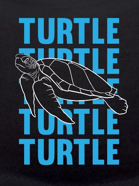 TORTUE Silhouette Word Art cadeau