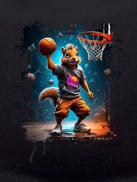 Squirrel Basketball Basketball Player