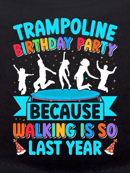 Fête d’anniversaire trampoline