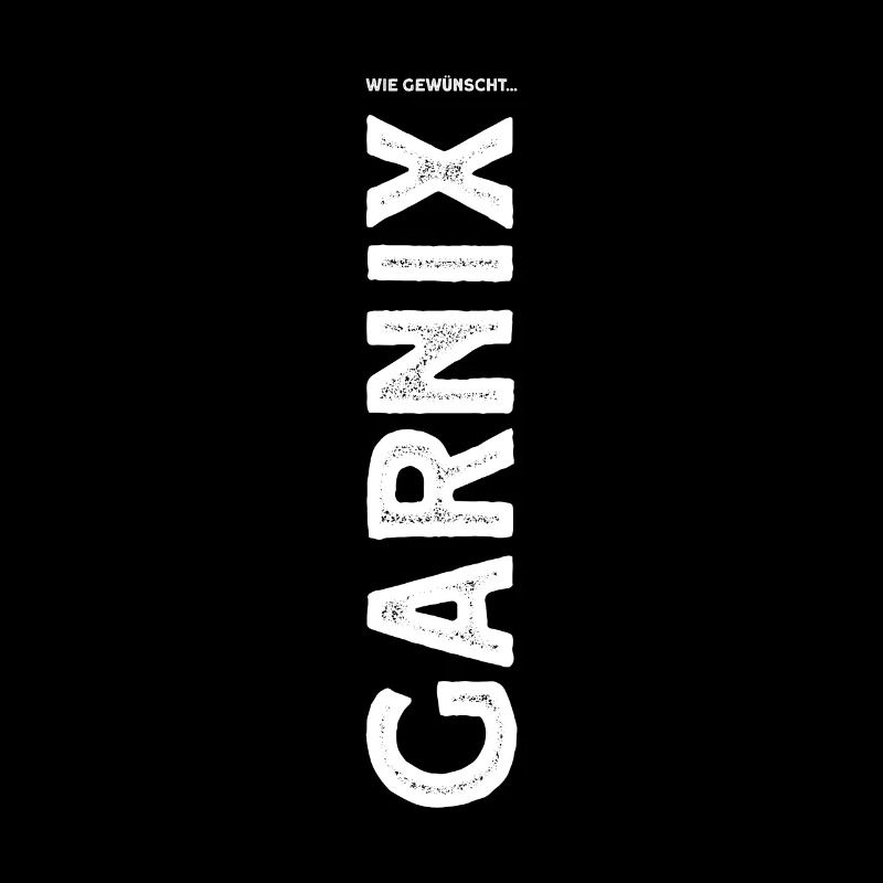 Garnichts Geschenk Lustiges Garnix