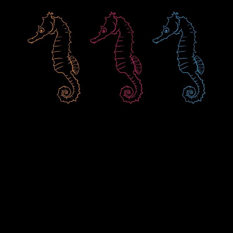 Triade hippocampe mer danse cadeau
