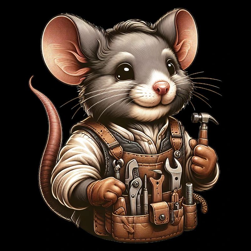 Cute Mouse Craftsman