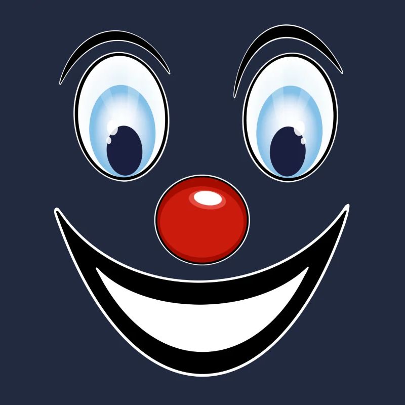 Confettis Carnaval Clown Face Carnaval