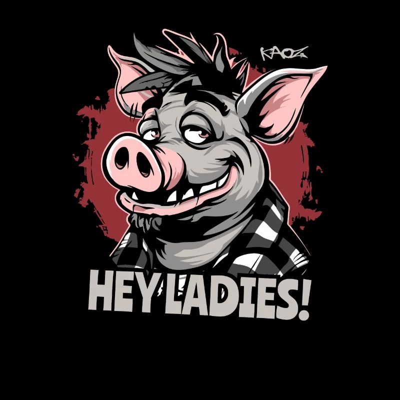 Salut mesdames ! Joli cochon