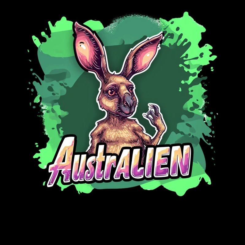 ausAustralia Roo Aussie Funny Australien Kangaroo