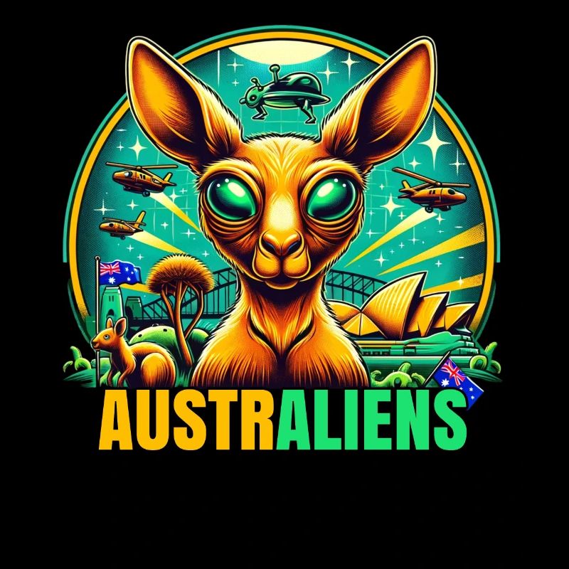 ausAustralia Roo Aussie Funny Australien Kangaroo