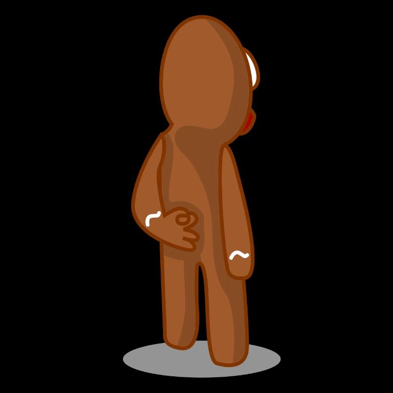 Gingerbread Man Circle Game Baking