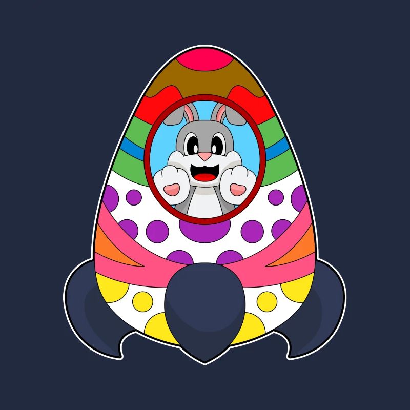 Rabbit Easter Rocket