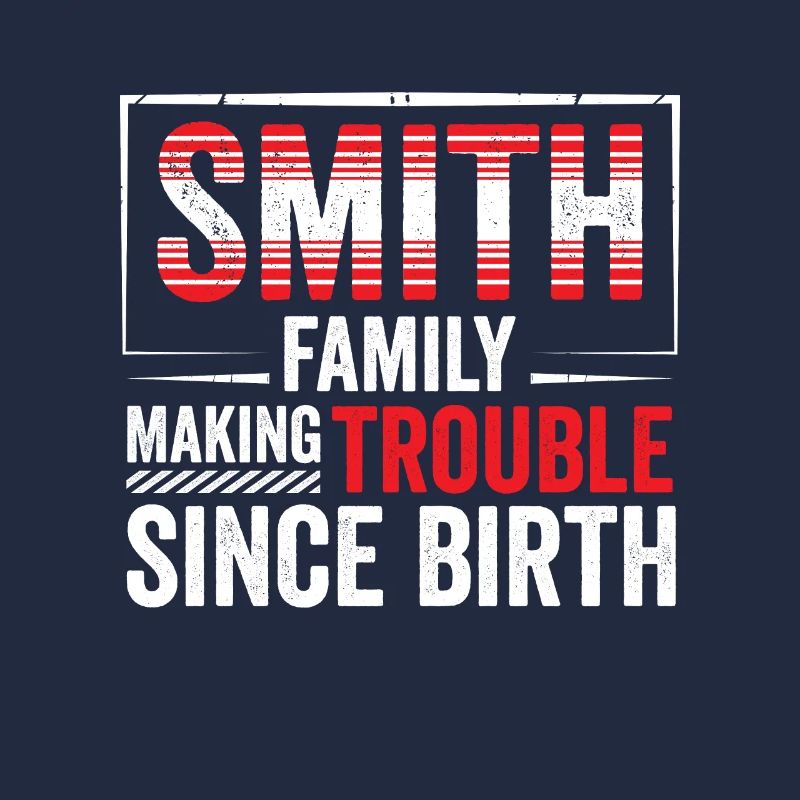 Smith Geburt Familie Team Geschenkidee