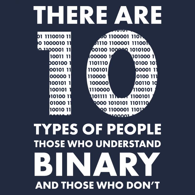 10 Types Of People Binary Funny Programming Geek