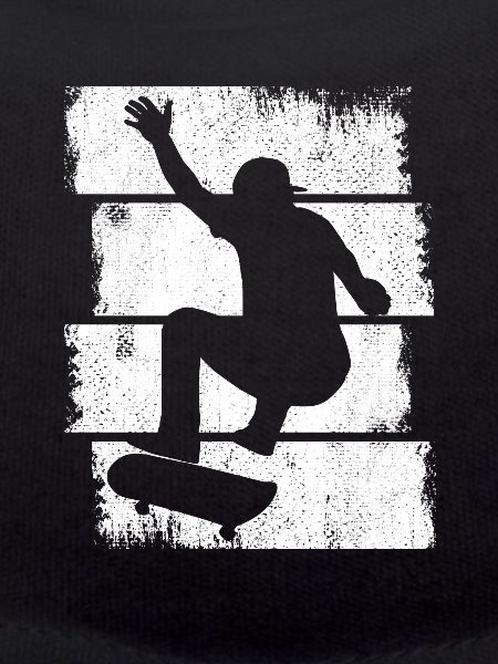 Skateboarding Junge Skizze