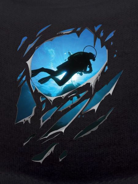 Ripped Diving Gift Cracks
