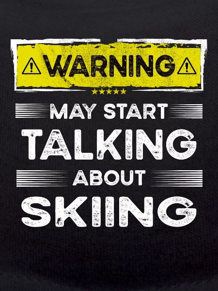 Talking about Skiing funny
