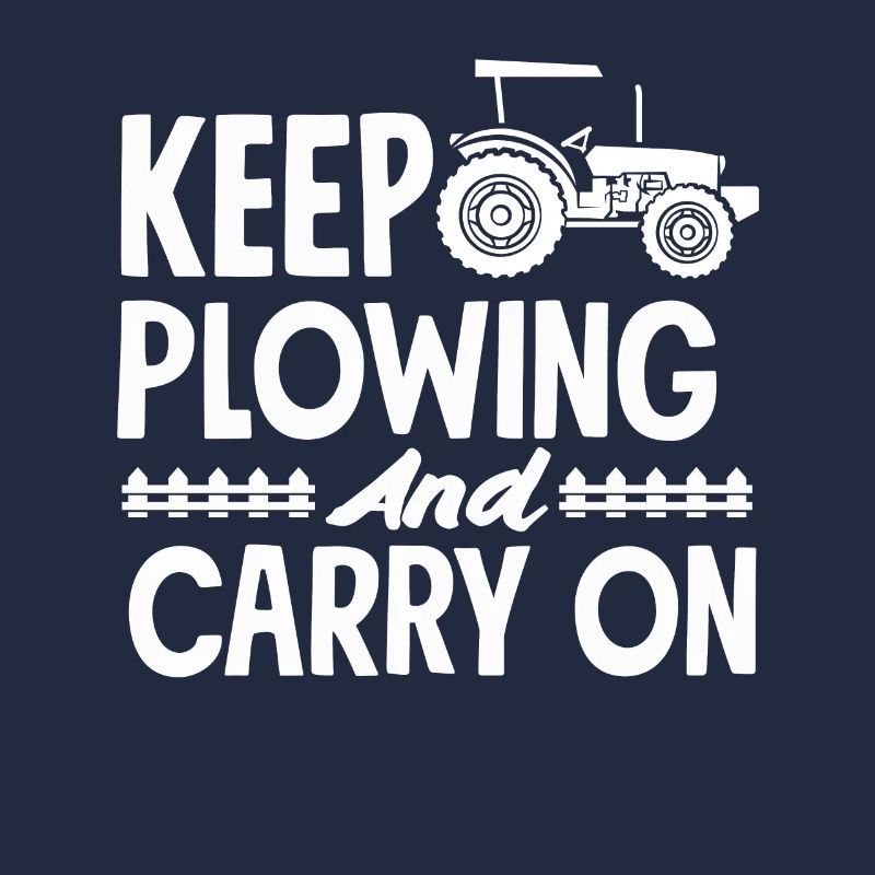 Continuez à labourer et continuez le tracteur