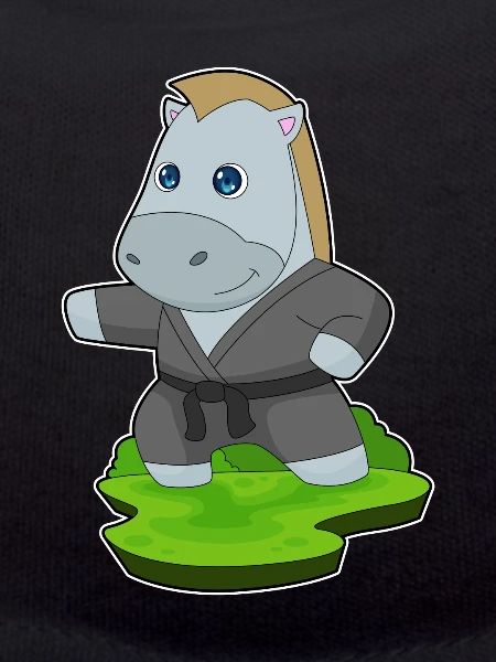 Pferd Karate Kampfsport