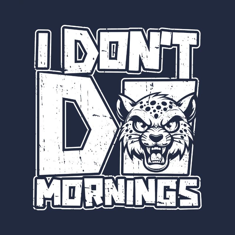 Guépard Drôle Je Ne Fais Pas De Matins