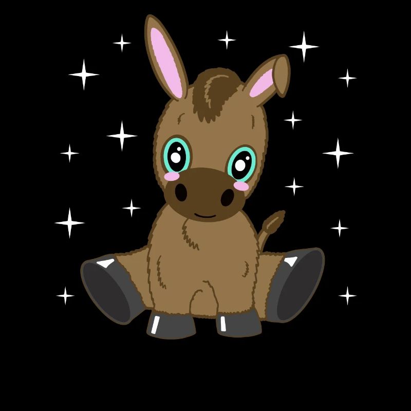 Cute Donkey Star Magic Gift
