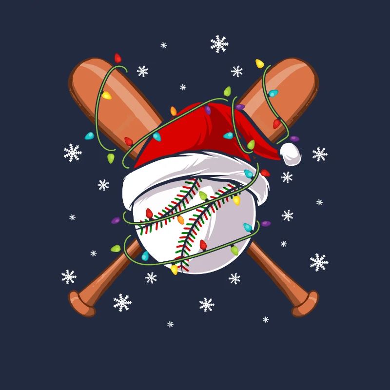 Père Noël joueur de baseball