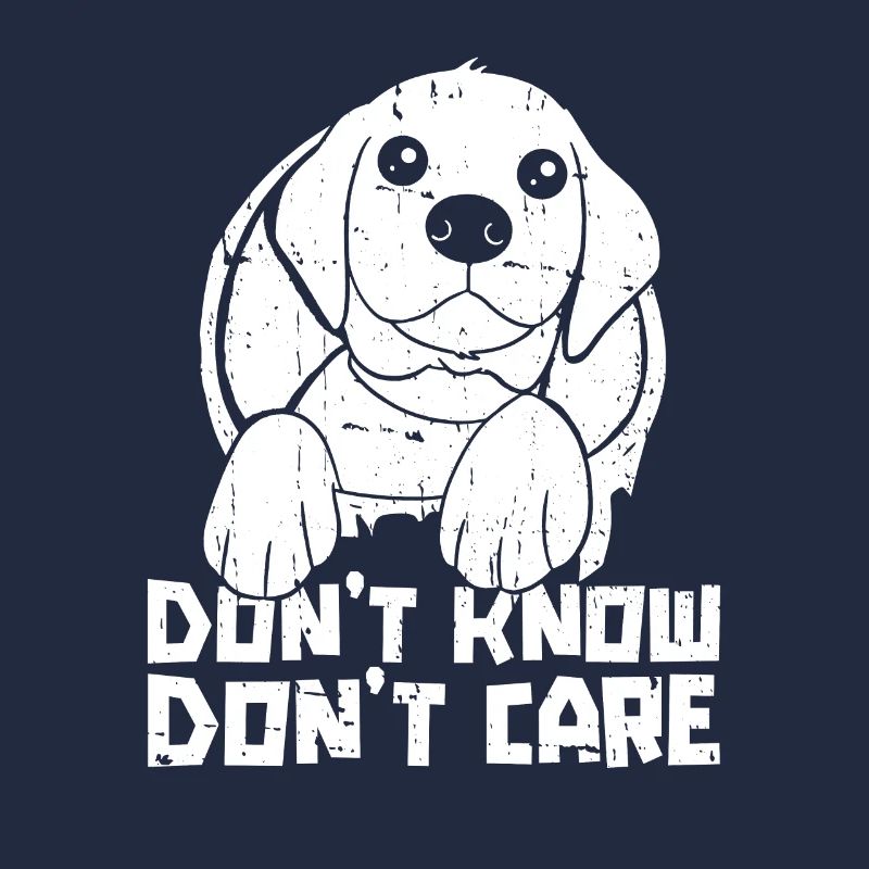 Labrador Witzig Dont Know Dont Care