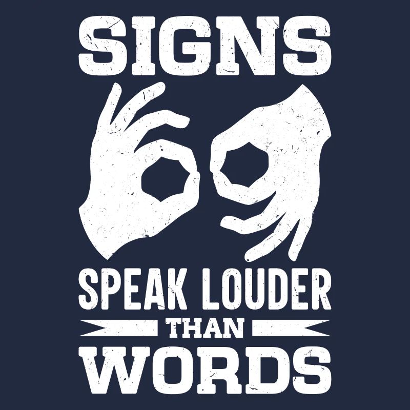 Deaf-mute sign language