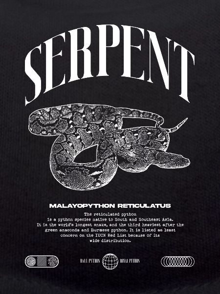 Python réticulé Reptile Keeper Streetwear