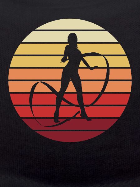 Gymnastics Silhouette Sunset
