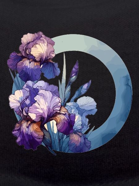 Irises drawn