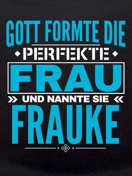Conception du nom Frauke