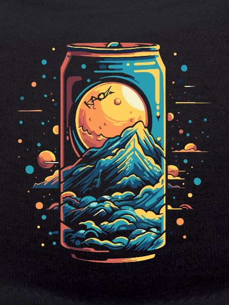Space Universe Soda Can