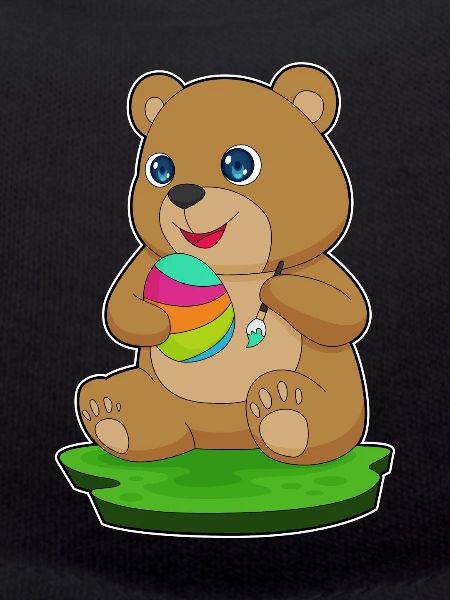 Bear Easter Paint