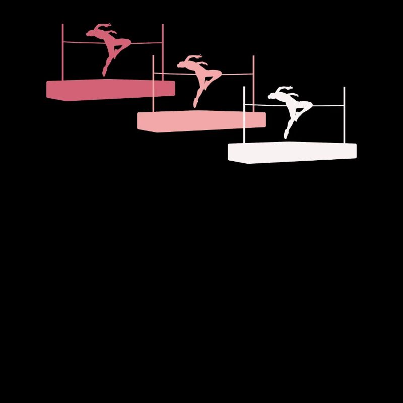 Colorful High Jump Figures