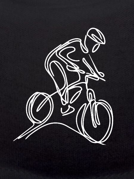 Mountainbiker Skizze