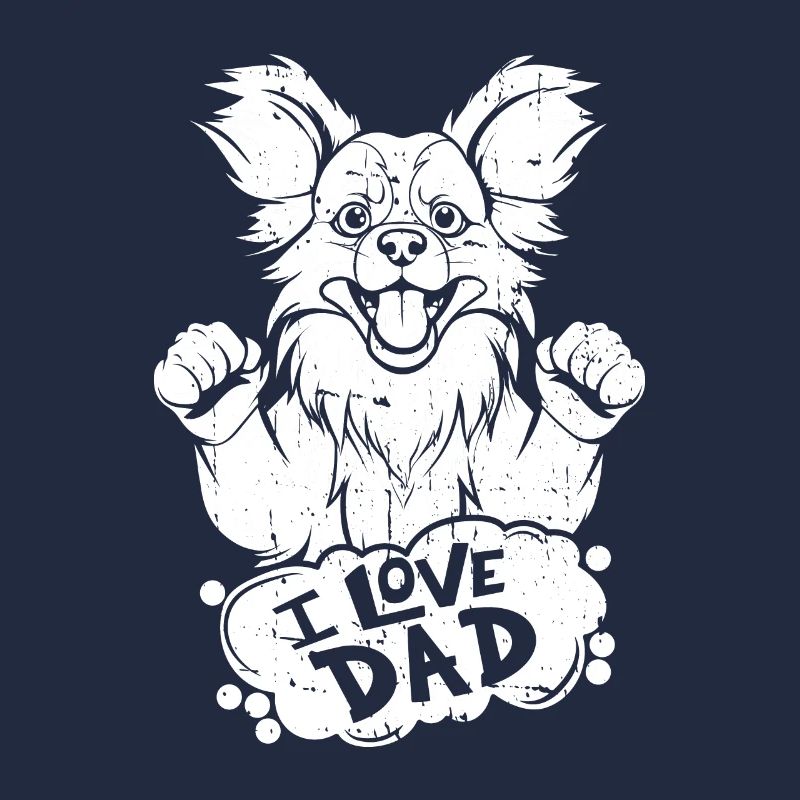 Papillon J’aime Papa