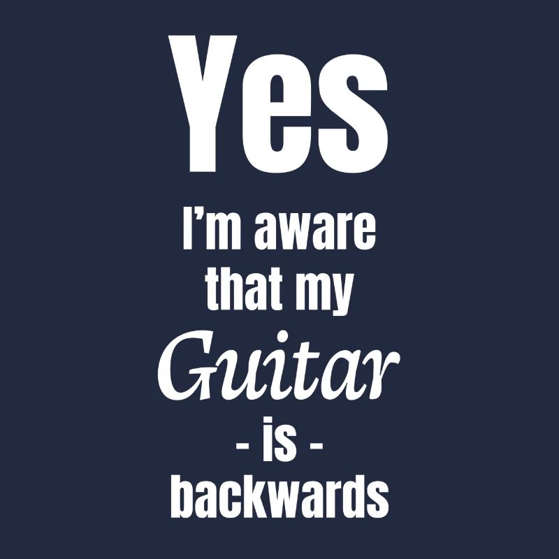 Yes, I'm aware that my guitar