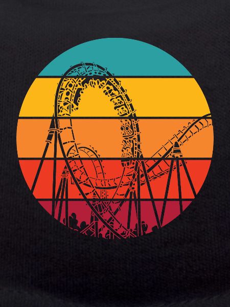 Retro Achterbahn Liebhaber