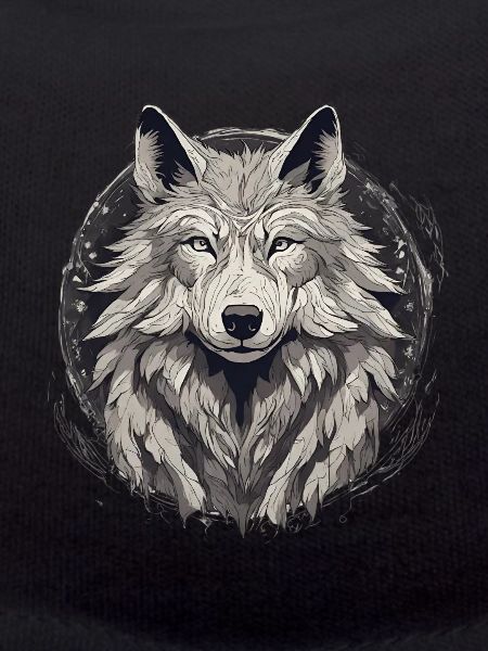 Mystical Wolf Head